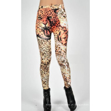 Mulheres bonitas sem costura meias leopardo imprimir Leggings Jean